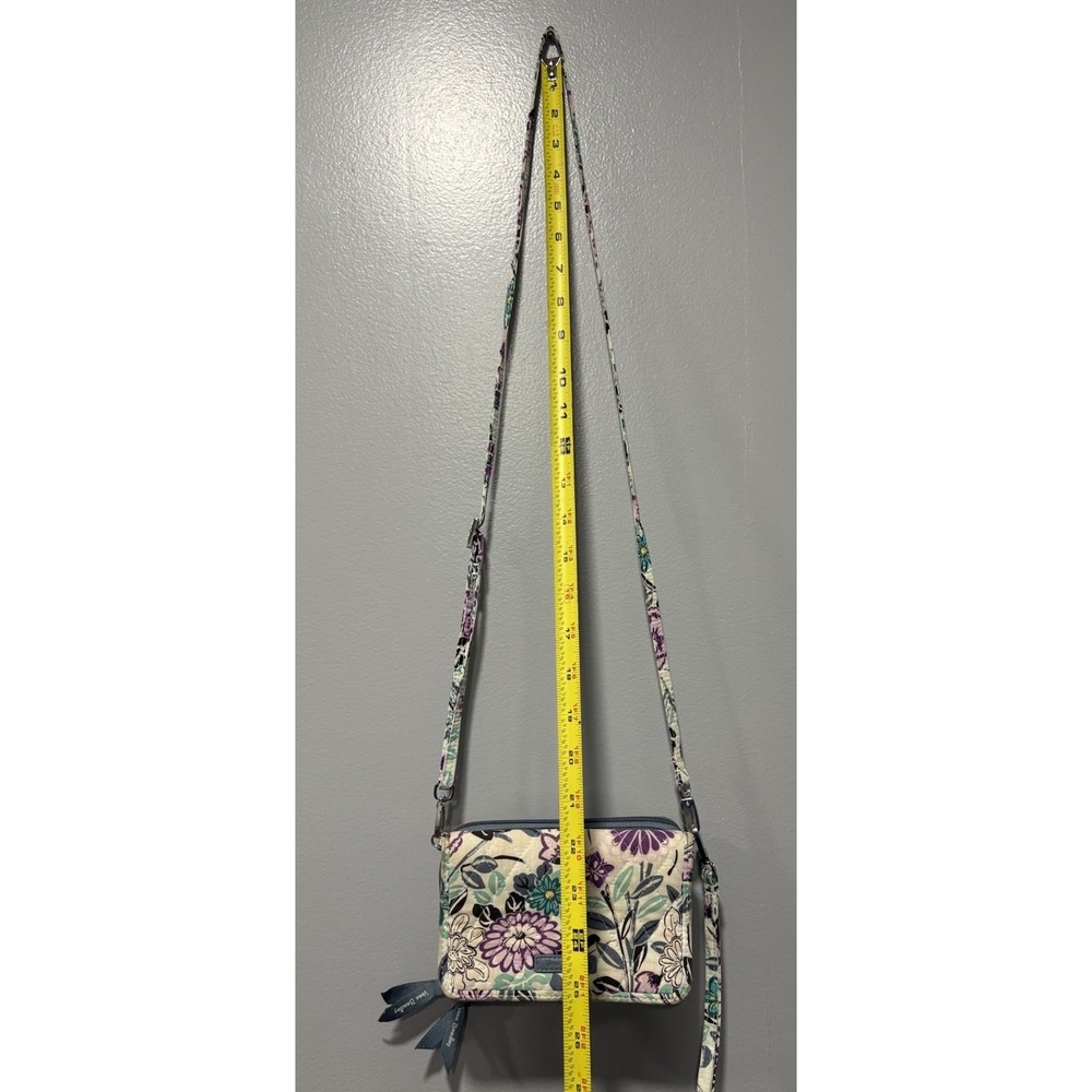 Vera Bradley Julia HELLO DAHLIA Crossbody Handbag Quilted Purse - Picture 4 of 12